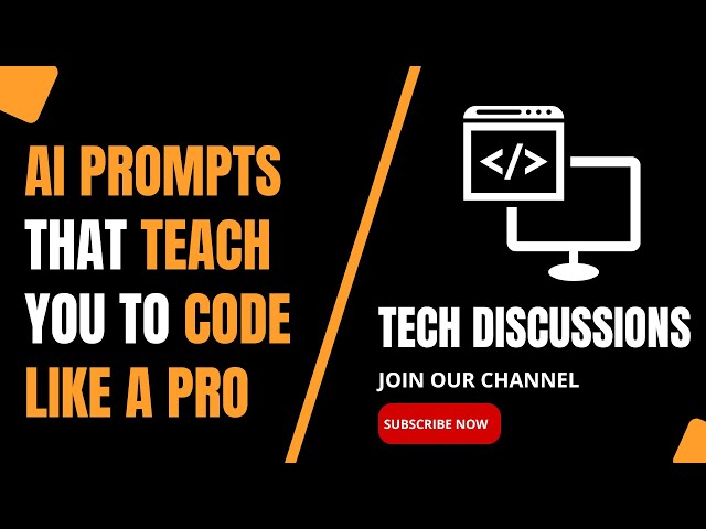 Learn Coding Step-by-step AI Prompts for beginner | Code Faster | Tech Discussion