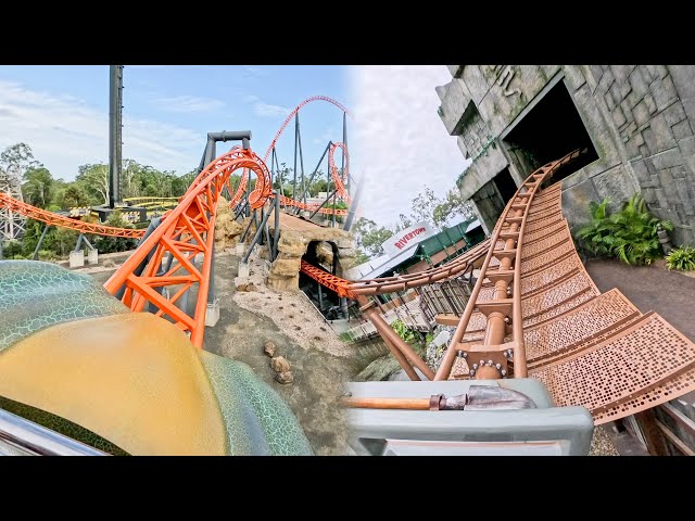 Riding EVERY Roller Coaster at Dreamworld + Giant Drop & King Claw | Gold Coast Australia
