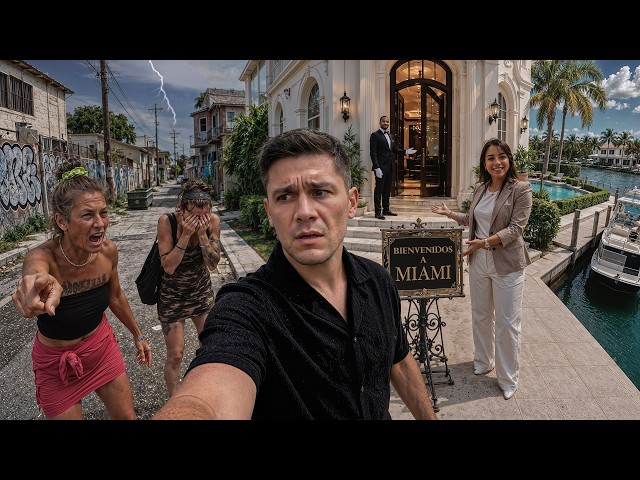 MEGA RICH vs ADDICTS: the wildest contrast in Miami 🇺🇸