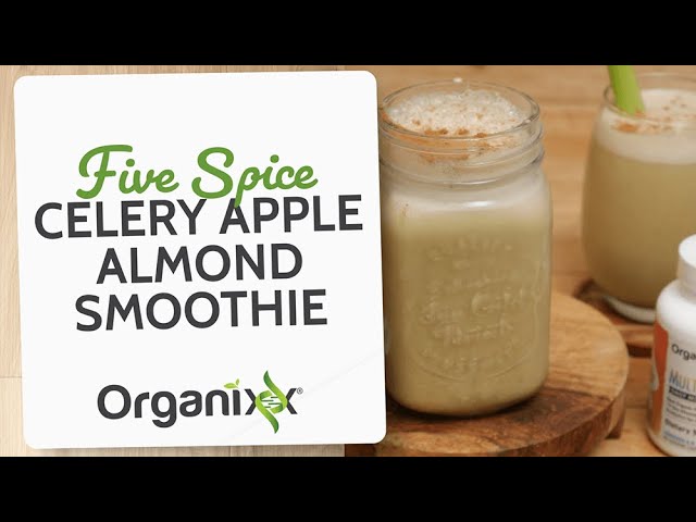 Five Spice Celery Apple Almond Smoothie