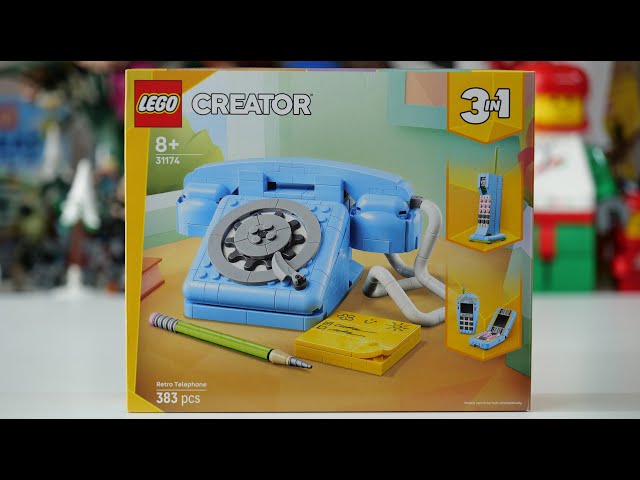 LEGO Creator 31174 Retro Telephone Speed Build