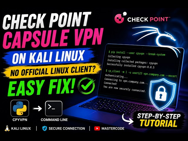 How to Connect to Check Point VPN on Kali Linux Using cpyvpn