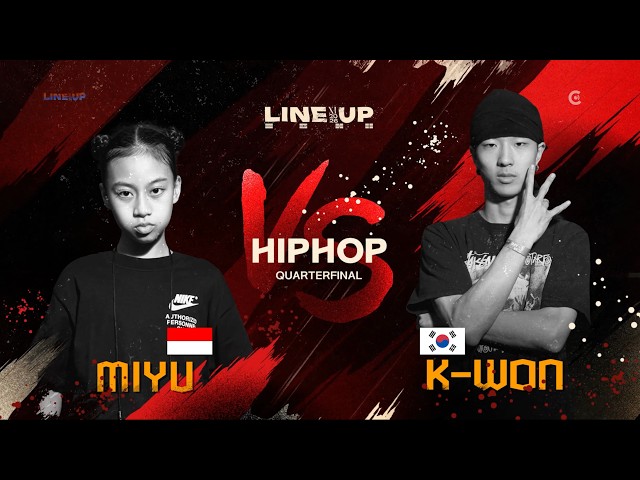 8 -2 MIYU(ID) VS K-WON(KR) HIPHOP QUARTER FINALㅣ2026 LINE UP XI🇰🇷