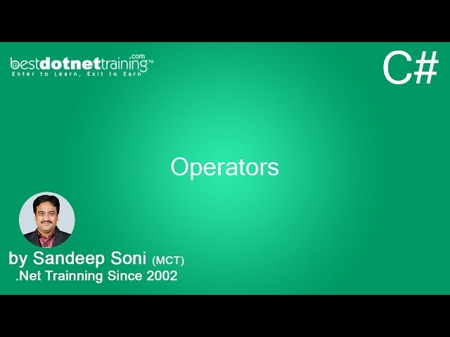 Operator Overloading C# - C# Operators - 7