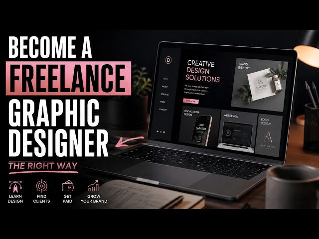 Graphic Design Freelancing for Beginners | From Zero to First Client