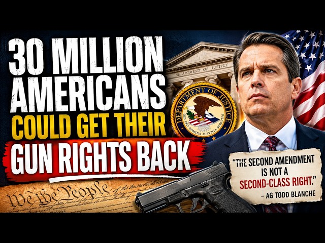 BREAKING: DOJ Opens Door to RESTORE Gun Rights for Millions