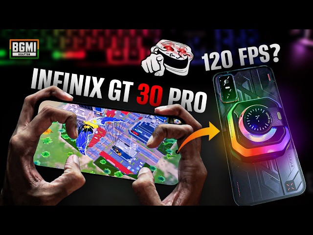 Infinix GT 30 Pro💀 BGMI 120 FPS Test With Gaming Cooler🥶 | Stable Or Not After 1 Year?🤔