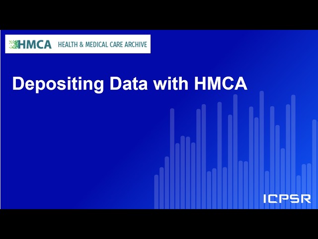 Depositing Data with HMCA
