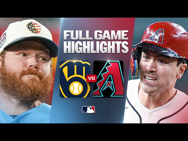 BREWERS vs. D-BACKS: Official Full Game Highlights (July 4) | 2026 MLB Season