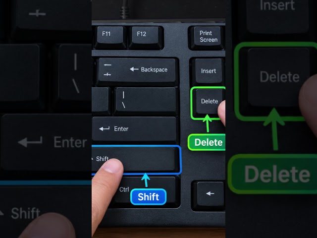 Windows 11: Permanently Delete Files with Shift + Delete! 🔥🗑️