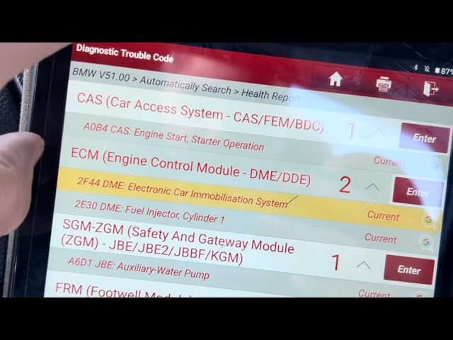✅ Crank no Start? Fault code DTCs 2F44 and A0B4 (BMW E87 118i N46) CAS Immo Starter Adaption Easy