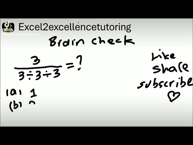 Math Brain Teaser