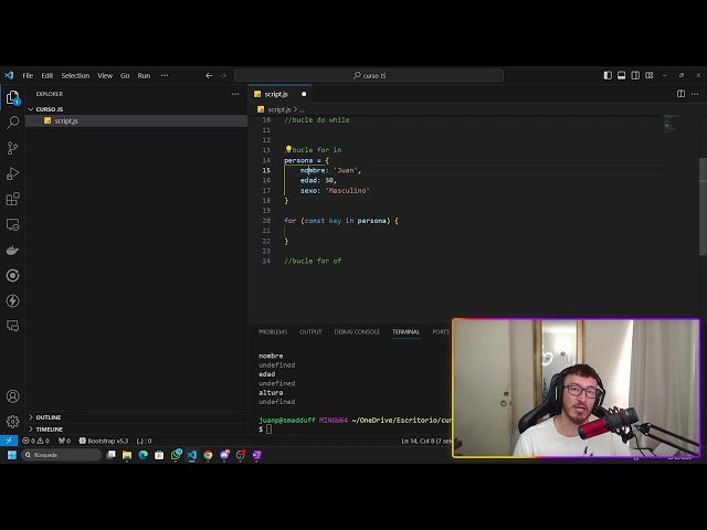 Como usar el Bucle For in en JavaScript