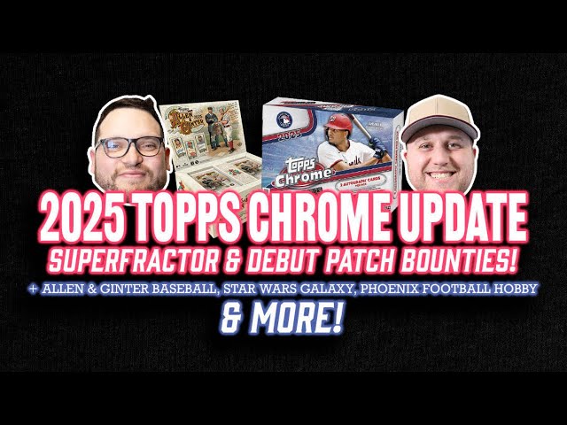 *$1,000 FULL SELLOUT PROMO!* TOPPS CHROME UPDATE, STAR WARS GALAXY AND MORE W/ LSC!