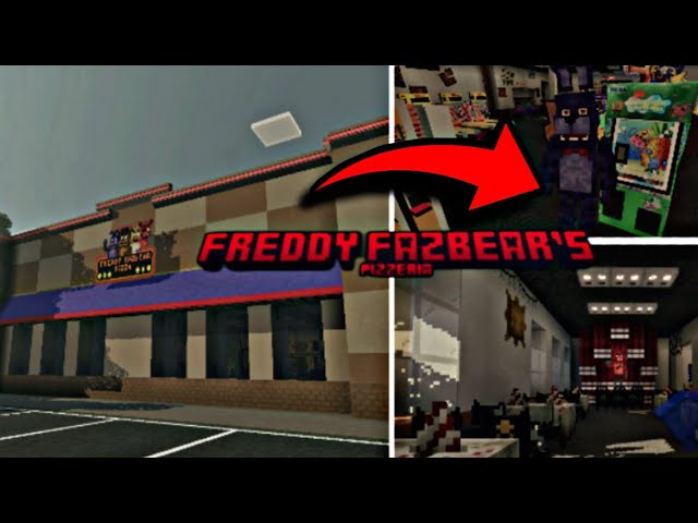 I Built An Inspired CHUCK E. CHEESE FNaF Map In Minecraft Bugrock!! | Map Showcase