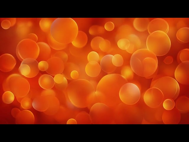Orange Gold Bokeh Spheres Seamless Loop 4K No Copyright