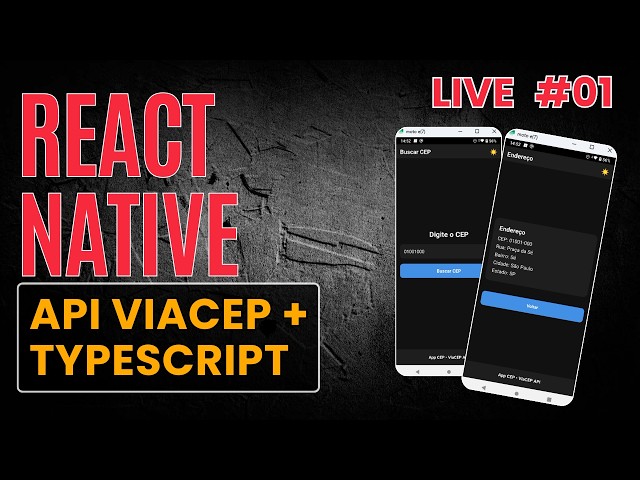 ViaCEP in React Native with TypeScript - Address Search and Navigation - Part 01