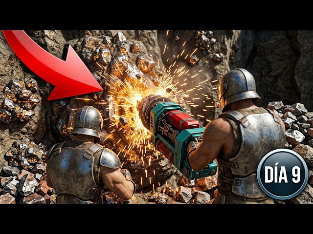 ¡FARMEANDO COMO UN ALPHA! ⛏️ El Mining Drill Oficial es una BESTIA  ARK Ascended Oficial PvE (Día 9)
