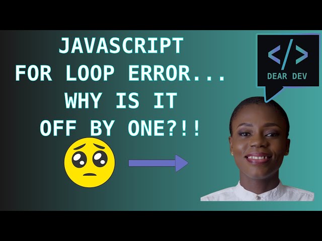 Beginner JavaScript: For Loop Error