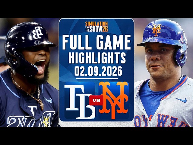 🔴LIVE🔴Tampa Bay Rays Vs New York Mets Full Game Highlights Sep 02, 2026 Envivo MLB THE SHOW 26
