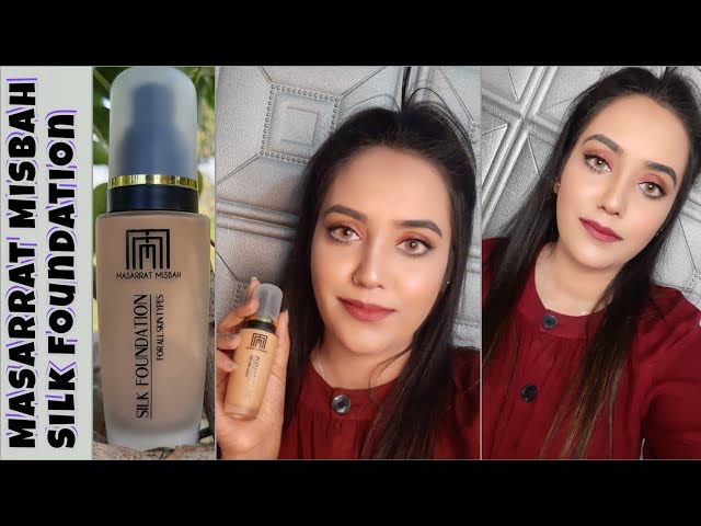 Masarrat Misbah Silk Foundation Review & Demo | Pakistani Makeup #pakistanimakeup #mmsilkfoundation