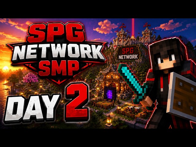 Minecraft SPG Network SMP Day 2 | Base Disaster | #minecraft #survival