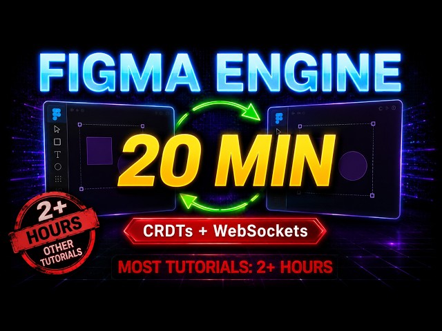 I Built a Figma Clone in 20 Minutes (Real-Time Sync with CRDTs + WebSockets)