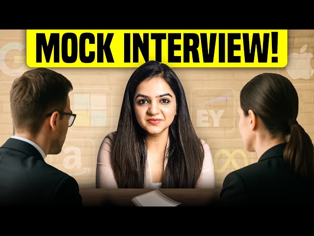 Mock Interview: 16 Interview Q&A | Interview Questions Asked by Top Companies (MUST WATCH)