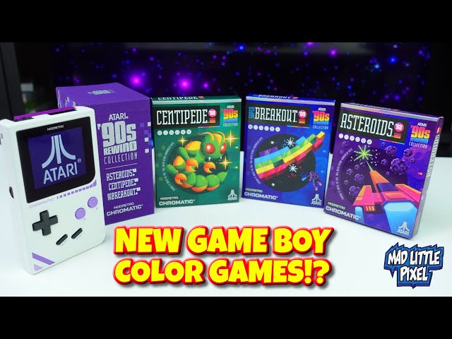 NEW Official Atari Games for Game Boy Color in 2025! Atari ‘90s Rewind Collection (Unboxing)