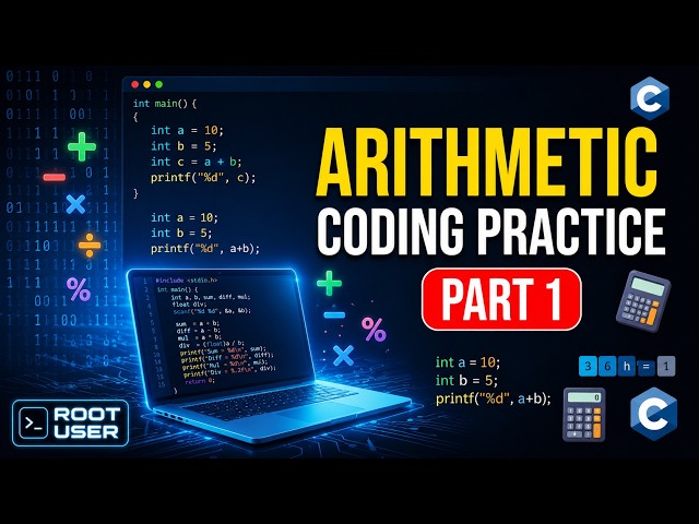 Arithmetic Coding Practice in C | Part 1 (Beginner Friendly)
