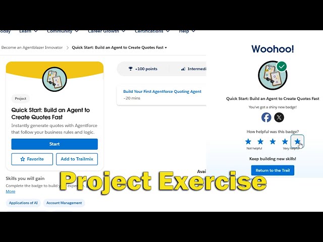 Quick Start Build an Agent to Create Quotes Fast Follow Along Project Exercise