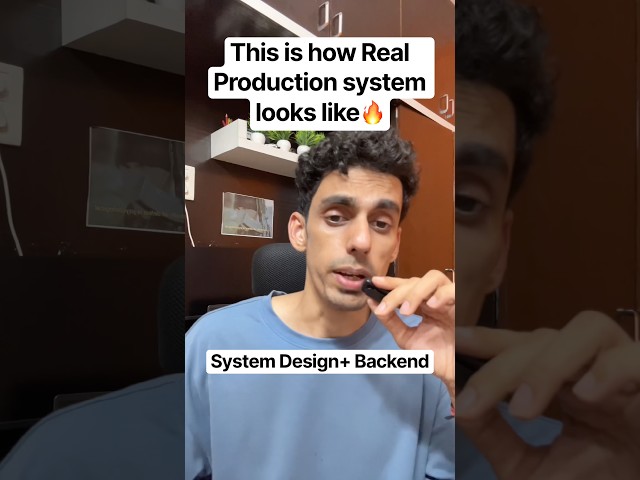 This is how Real Prod System Looks like System design Backend #ai #backend #systemdesign #code