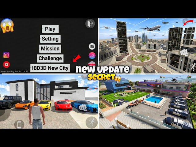 Indian Bikes Driving 3D🥰 New Update Secret Mode! New City🏙️ New Cars🚗 New House🏡 Secret Cheat code#1