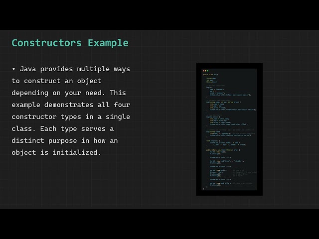 Java OOP Fundamentals | Classes, Objects, Constructors, this Keyword & the Four Pillars Explained