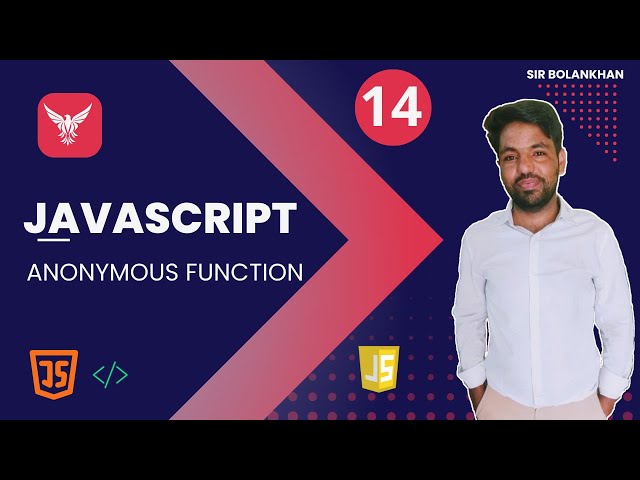 14. Anonymous Function in JavaScript 🔥 | Real Examples & Why It’s Used