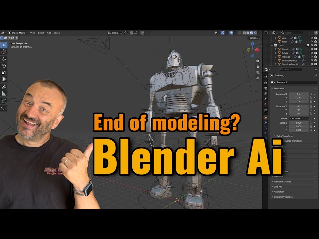 Can AI Replace 3D Modeling? ChatGPT vs Claude vs Hitem3D in Blender