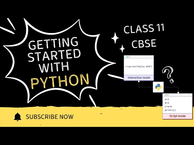 CLASS 11 CBSE CS Getting Started With Python  || Chap 5 || Interactive Mode || Script Mode || Tamil
