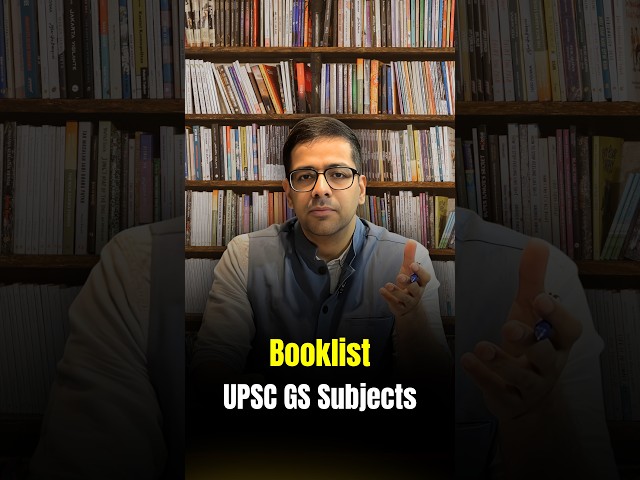 Booklist for UPSC GS Subjects (Prelims)
