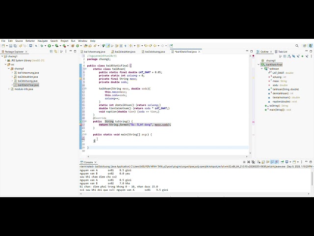 AJP201 Chuong01   chuong1 src chuong1 bai4StaticFinal java   Eclipse IDE 2026 09 09 13 20 15