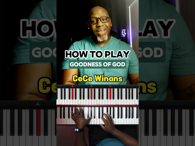 Cece Winans | Intro to Goodness of God | Piano Tutorial for Beginners