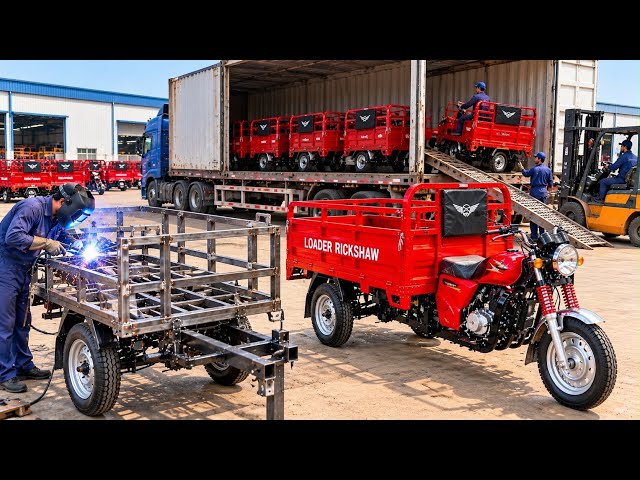 How Loader Rickshaws Are Made | Complete Manufacturing Process in Pakistani Factory