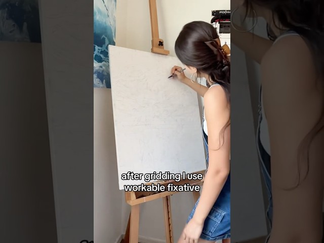 How I prep my canvases before painting ! #artprocess #art #canvas #artist
