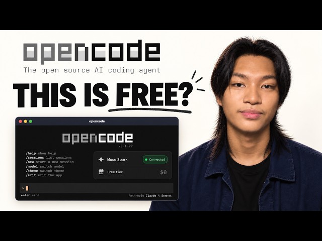 OpenCode for Beginners: Build & Deploy a Portfolio for FREE (Cloudflare)