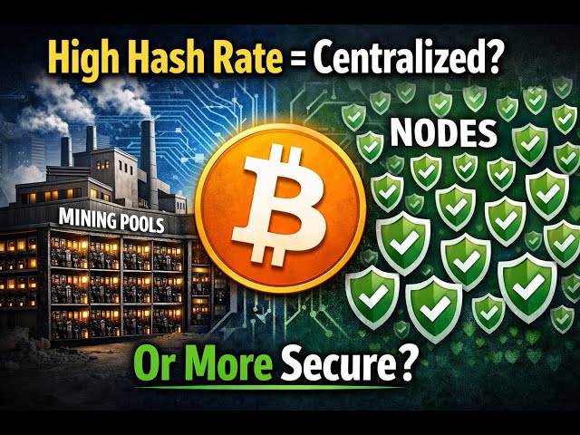 Does high hash rate = less decentralization? Does industrial mining harm Bitcoin’s security?