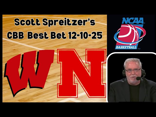 College Basketball Pick - Wisconsin vs Nebraska Prediction, 12/10/2025 Free Best Bets & Odds