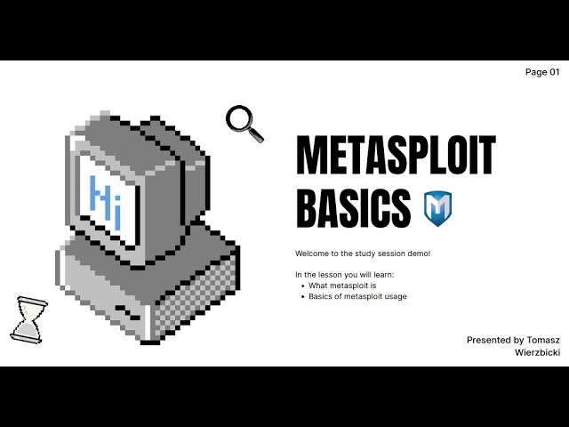 STUDY SESSION DEMO - METASPLOIT