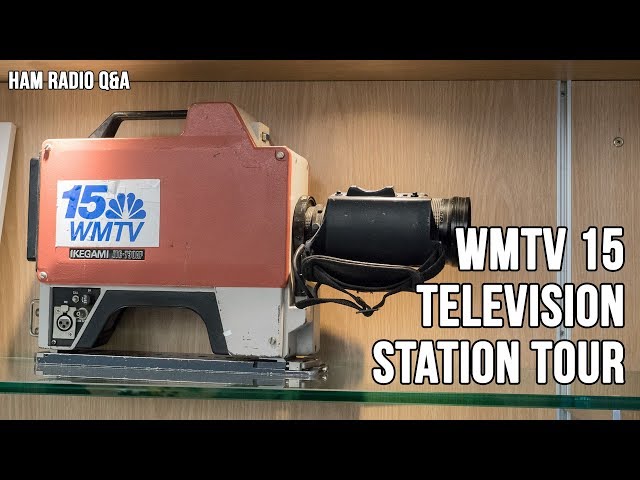 WMTV Channel 15 Madison WI Station Tour - Ham Radio Q&A
