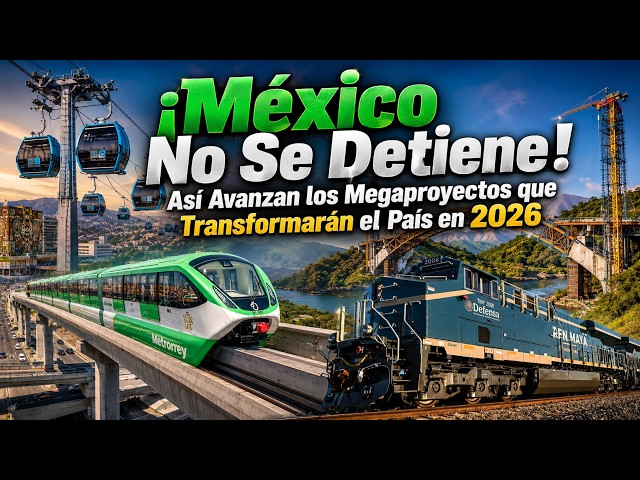 ¡México No Se Detiene! Así Avanzan los Megaproyectos que Transformarán el País en 2026