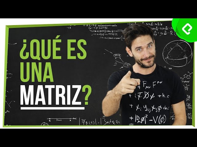 What is a matrix? Fundamentals of Mathematics for Physics Course