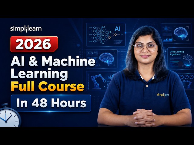 AI And Machine Learning Full Course [FREE] | Learn AI And Machine Learning In 24 Hours | Simplilearn